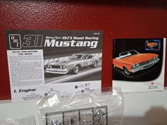 Warren Topes #31 1973 FORD MUSTANG ROAD RACE Model cat Kit Sealed Bags Art