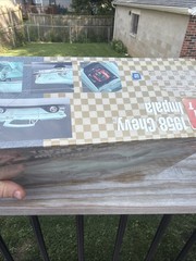 AMT 1958 Chevy Impala Plastic Model Car Kit #38209 Sealed Box 1:25 Box Dmg