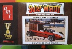 AMT 1:25 SCALE RETRO DELUXE GEORGR BARRIS ” SURF WOODY ” MODEL KIT AMT977/12