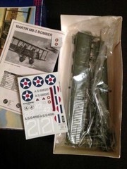 Glencoe #05001 1/74 Martin MB-2 Bomber 96th BS Vintage Model Kit