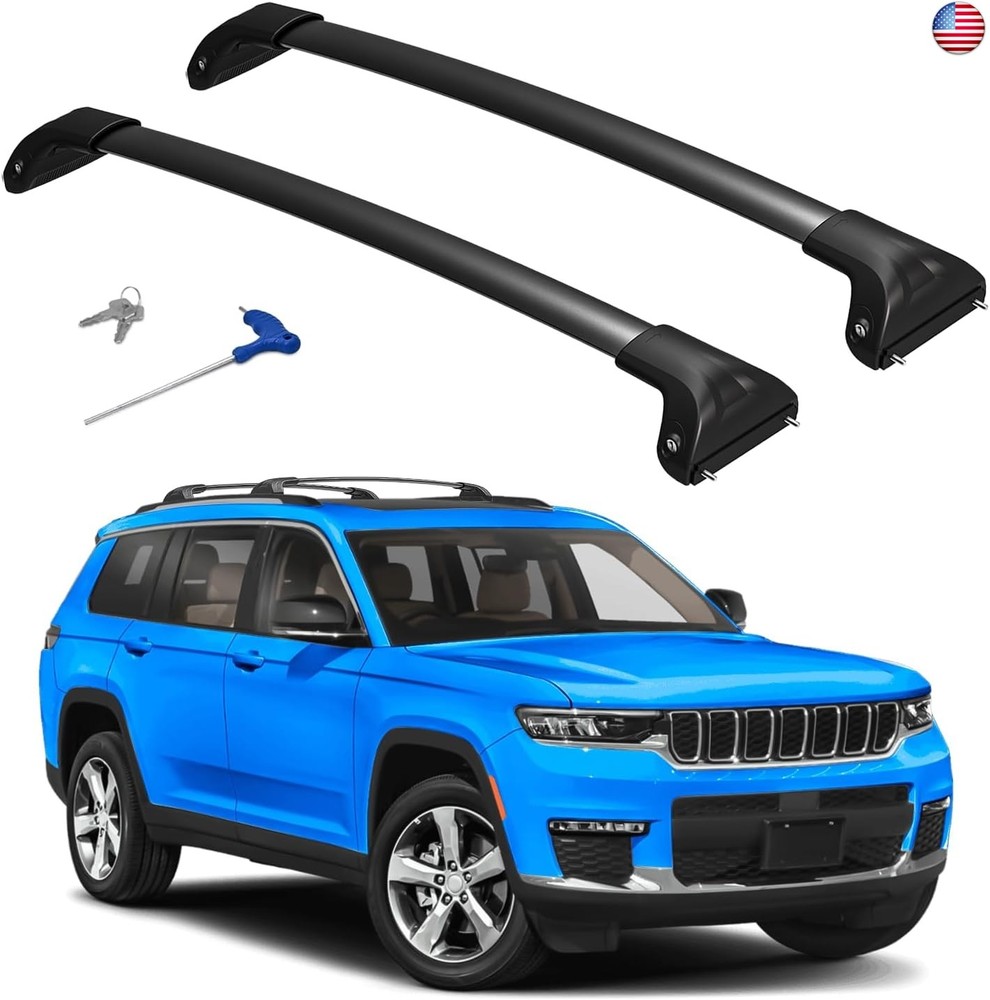 Soruci 300lbs Roof Rack Cross Bars Fit for 2021-2026 Jeep Grand Cherokee L