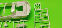 2022 Corvette Stingray Coupe Z51 1/25 Revell Body Glass Spoilers Side Vents Trim