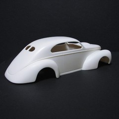 NB315 Jimmy Flintstone 1941 custom Revell Willys 1:25th scale hardtop, fastback