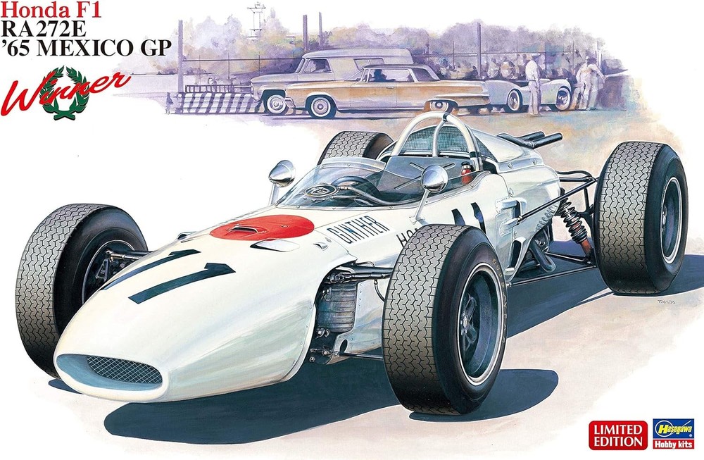 Hasegawa 1/24 Honda F1 RA272E 1965 Mexico GP Winner Plastic Model Kit 20375
