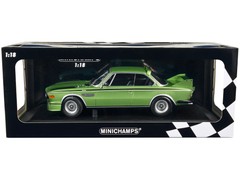 Minichamps 155028132 1973 BMW 3.0 CSL Green Metallic 1/18 Diecast Model Car