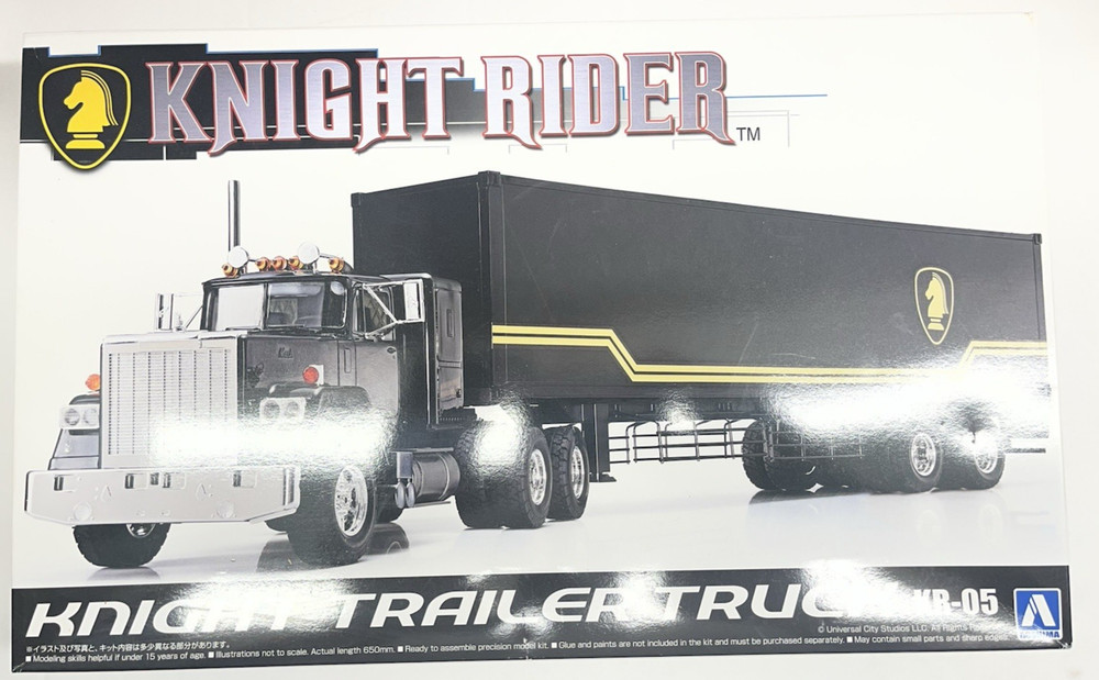 Aoshima KNIGHT RIDER Knight Trailer Truck 1:28 Scale Model Kit KR-05 Sealed
