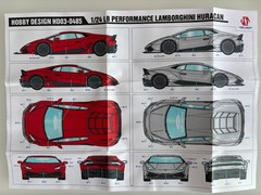 1/24 Hobby Design LB-Works Lamborghini Huracan for Aoshima (not Fujimi Tamiya)