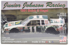 Salvino JR Models “Mountain Dew” Darrell Waltrip 1981 Buick Regal 1/24 Model Kit