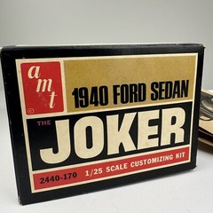 AMT TROPHY SERIES 1940 FORD SEDAN THE JOKER 1/25 SCALE 1960s Release – Assembled