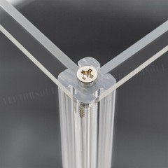 US Acrylic Display Case 13.3″ L Box Self-Install Dustproof for 1/18 Model Car