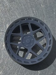 Resin 1/24 Scale 24 Inch Off-Road model car wheels, 1/24 1/25 Truck