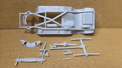 1950 Ford Convertible COMPLETE CHASSIS 1:25 Scale AMT NEW Model PARTS