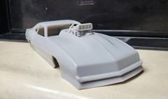1/24 scale resin 3d printed 1969 Camaro Blown Pro Mod drag body model slot car