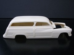 Jimmy Flintstone 1949 Mercury Woodie chopped wagon body resin 1/25 scale NB282