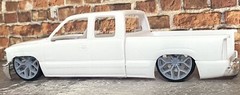 1/24 Resin: 26 Scale-Inch “Chevy Silverado Snowflake” Model Car Wheels/Tires