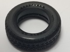 GOODYEAR EAGLE ST SKINNY FRONT TIRES from 41 Willys Coupe Revell 1:25 Model Kit