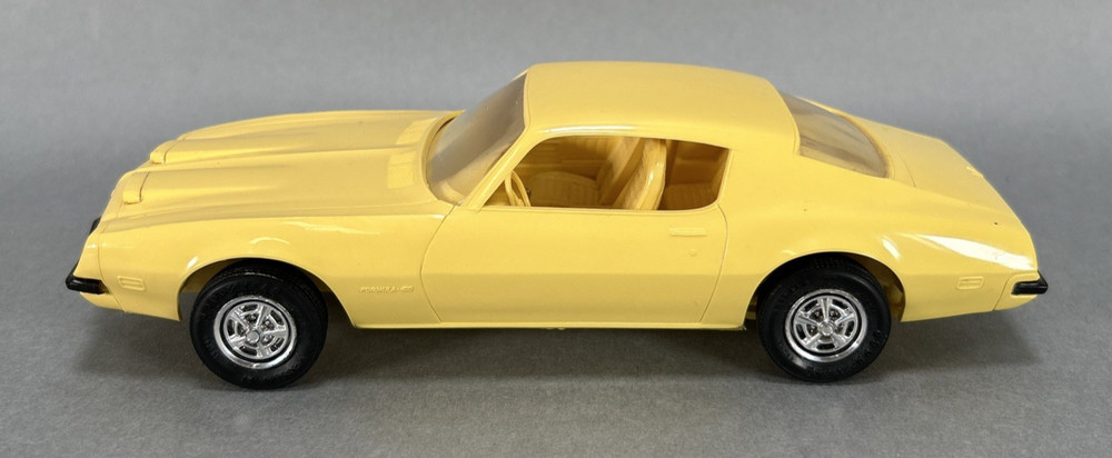 1974 Pontiac Firebird Formula 400 Yellow Dealer Promo Model Car