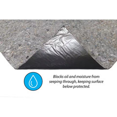 3 Ft. W X 16.66 Ft. L Park Pad Recycled Carpet Fiber Absorbent Pad for Garage Fl