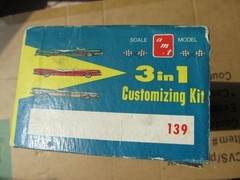 Vintage Amt 1959 Edsel Convertible “BOX ONLY” 3 In 1 Customizing Model Kit 139