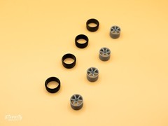 1/24 19inch Volk Racing TE37 Ultra Wheels 3D print US SELLER!