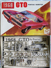 *ULTRA RARE! *ORIGINAL VINTAGE MPC “1968 PONTIAC GTO” KIT *SEE-THRU HOOD *L@@K!
