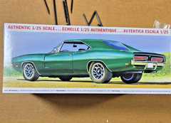 1969 Dodge Charger Body Shell & Gas Cap MPC 1:25 Scale Model PARTS