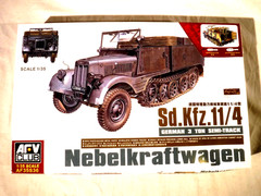 1/35 AFV Club German WWII Sd Kfz 11/4 3 Ton Semi Track w/ Bonus Rockets #35S36