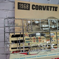Vintage MPC 1968 Corvette Sting Ray 427 Hardtop 1/20 Partial Build