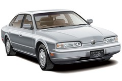 Aoshima 1/24 Model No.89 Nissan G50 President JS/Infiniti Q45 1989 Plastic Model