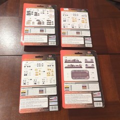 MRC Gallery Models 1/350 Lot of 4 Carrier Deck LCAC Marines Armor Model Kits NEW