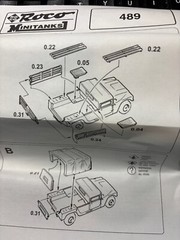 Roco Minitanks 487 Hummer troop or cargo Lima35 Original 1/87