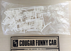 L@@K! **RARE **SEALED-BAG *ORIGINAL VINTAGE AMT COUGAR FUNNY CAR KIT **COMPLETE!