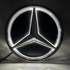 Mirror Star Emblem Car LED Light For 2016-2023 Mercedes-Benz E-Class W213 GrillE