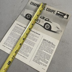 Monogram Chaparral Coupe Prototype Racer 1/24 Scale Model Kit INSTRUCTIONS Only