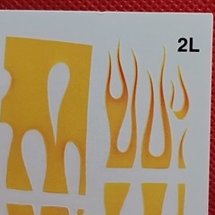 Flames Decals Beach Boys 1932 Ford Coupe 1:24 Scale Model Car Part Monogram