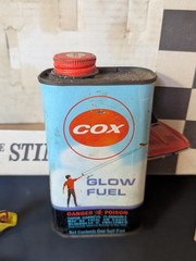 🔥VTG 1965 COX GAS POWERED CORVETTE STING RAY ORIGINAL BOX COMPLETE W/ GLOW FUEL
