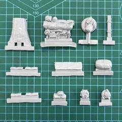 1/35 Resin Assembly Model Kit Russian Field Car Gaz 67B Accessories Set Model