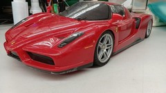 Tamiya 57737 Enzo Ferrari XB Expert Built 1/10 Electric RC Car RTR Red w/Box Vtg