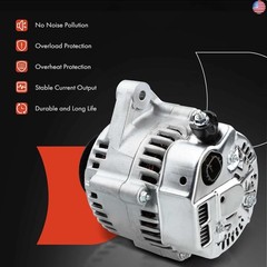 A-Premium Alternator Compatible with Honda CR-V CRV 1997-2001 L4 2.0L, 95A 12V