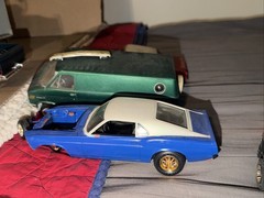 Lot Of 30 Vintage Junkyard Model Parts & Bodies Chevelle Vans Harley Trailer GTO