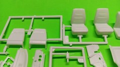 1968 Dodge Charger RT 1/25 Drag Strip Stock Interior Tub Bucket Seat Roll Cage