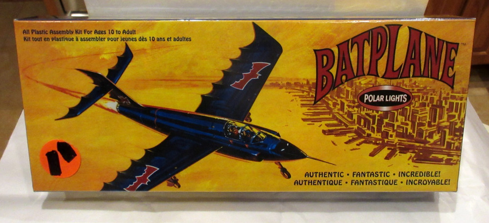 POLAR LIGHTS MODEL KIT ~ BATMAN BATPLANE ~ (RARE WHITE CHASE)