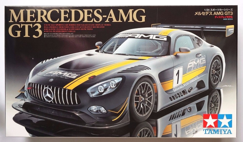 TAMIYA 1/24 Mercedes AMG GT3 sports car series #24345 scale model kit