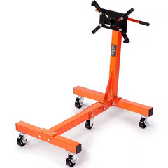 Rotating Engine Stand 1500 Lbs. with 360° Adjustable Head Cast Iron Folding Moto