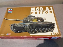 Vintage ESCI Ertl 1/35 M60A1 Patton US Main Battle Tank Model Kit 5002 NIOB