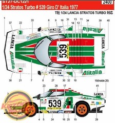 Studio27 DC1221 1/24 Stratos Turbo #539 Giro D Italia 1977 Decal Tamiya 24003