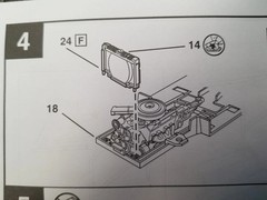 68 Mustang GT RADIATOR & HOSE from Revell 1:25 Model Kit 1968