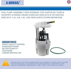 Fuel Pump Assembly Replacement for Chrysler Town & Country & Dodge