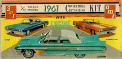 AMT K-311 1961 Mercury Convertible 1/25 model kit