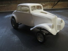 33′ Willys Stock Roof Coupe 1/25 Resin Body From Fremont Racing Specialties
